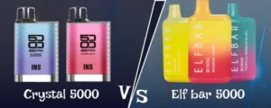 Elux Bar 5000 Puffs Vape VS Elf Bar 5000 Puffs Vape