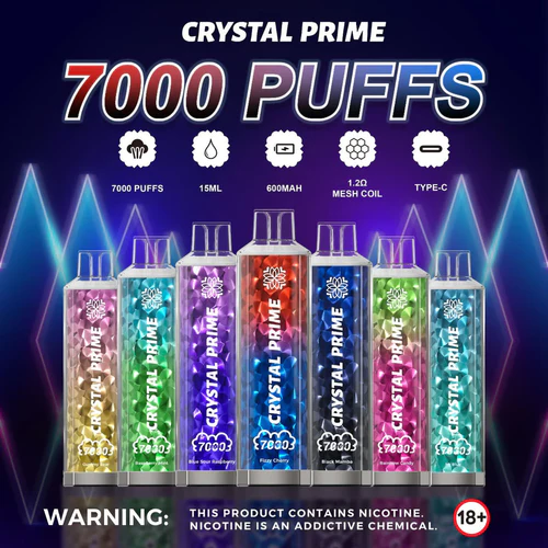 How Long Does a Crystal Prime 7000 Vape Last?